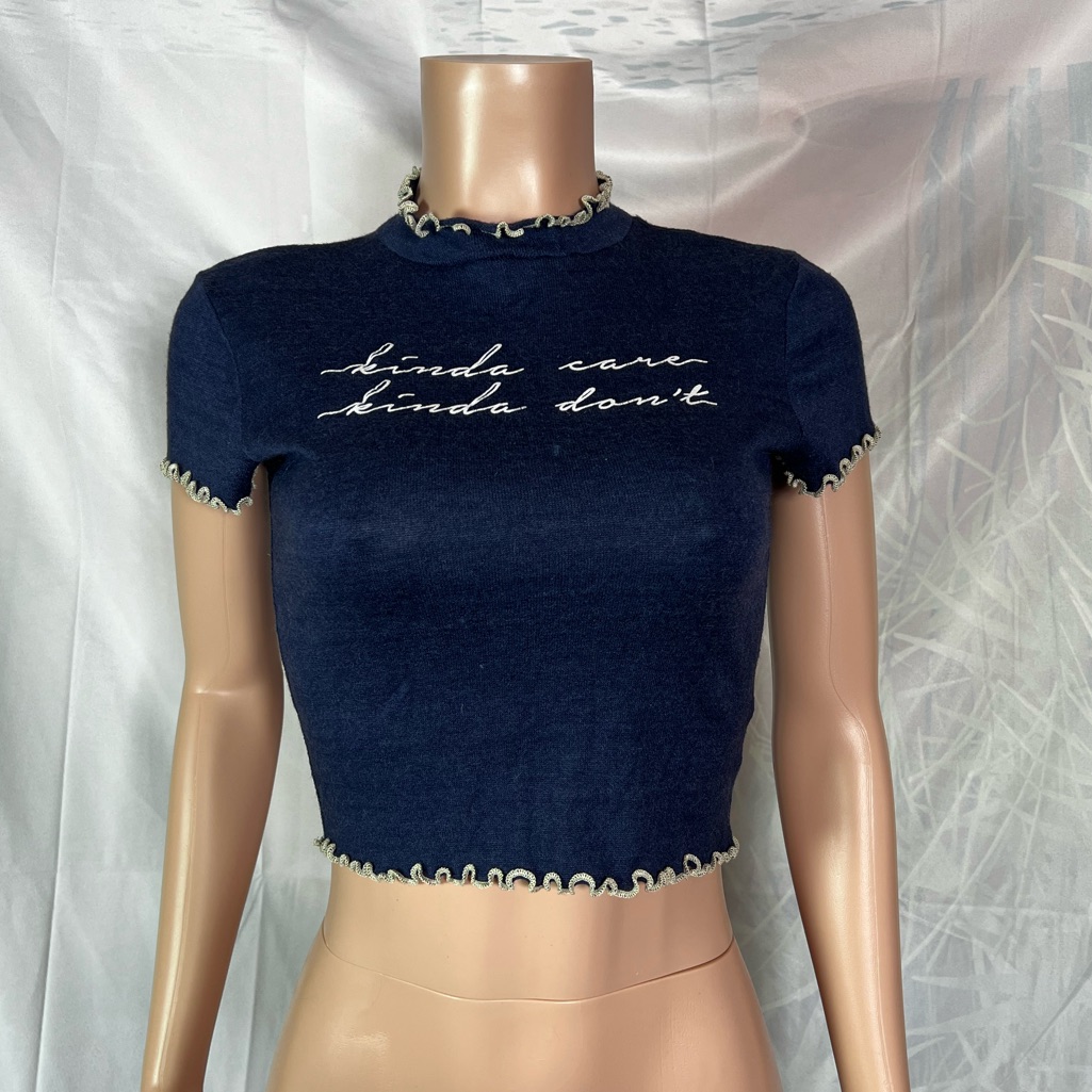 Kinda Care Kinda Dont - Graphic Top